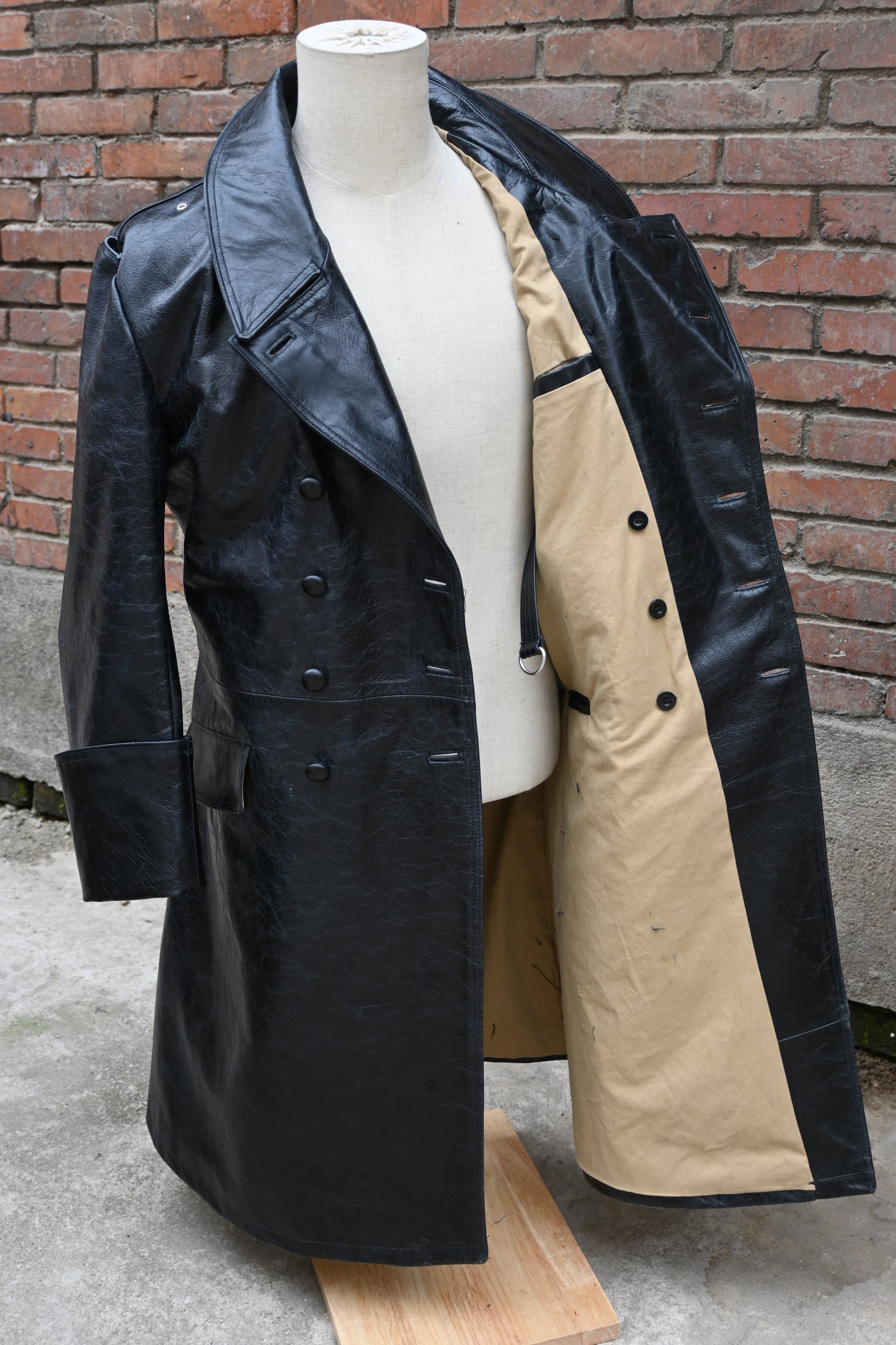 Long Leather Coat